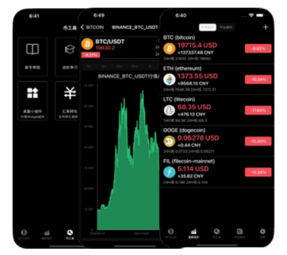 欧易OKX交易界面旋转展示